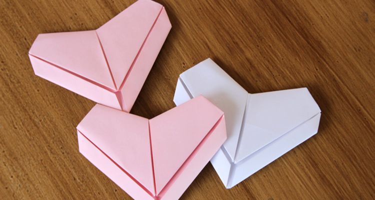 Origami How To Make Heart Origami Tsunagu Japan