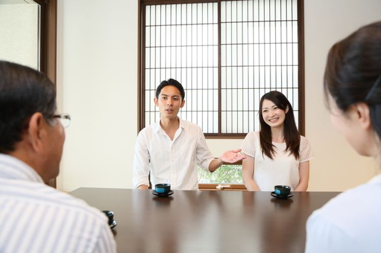 Meeting the Japanese parents