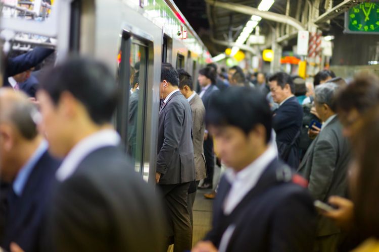 train car at station platform