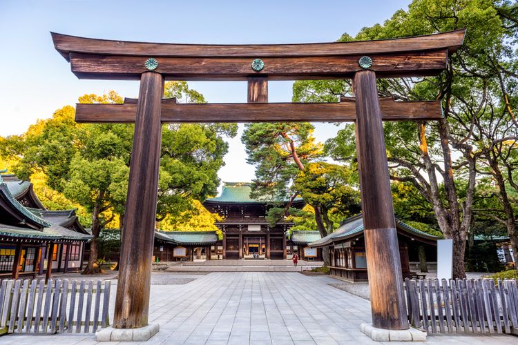 meiji jingu tokyo shrine harajuku torii gate