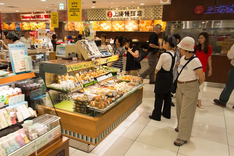 food floor of daimaru tokyo