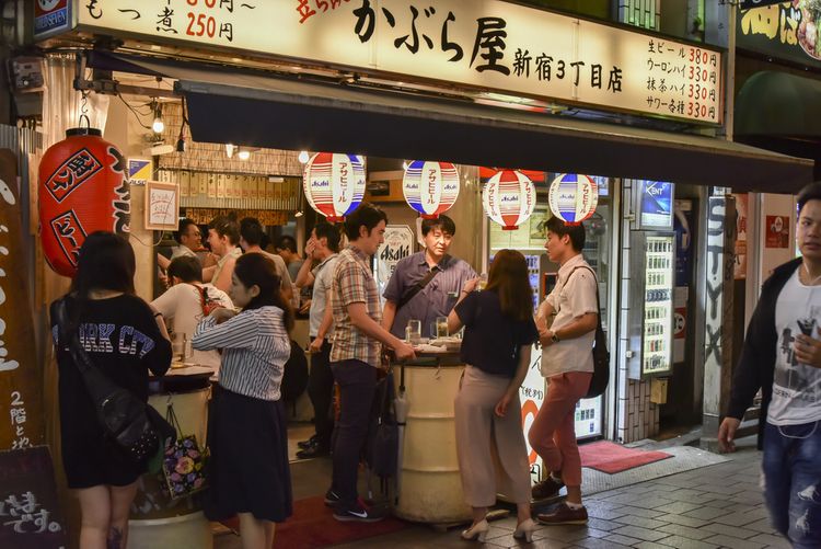 Japanese tachinomi standing bar