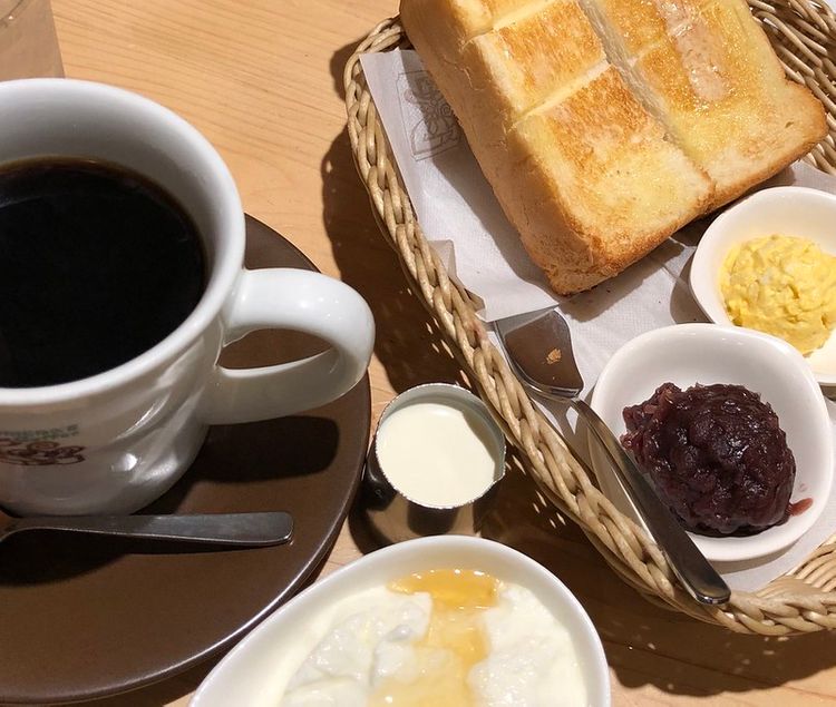 Komeda Coffee morning set