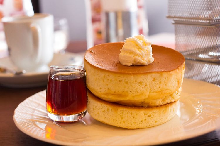 Hoshino Coffee souffle pancake