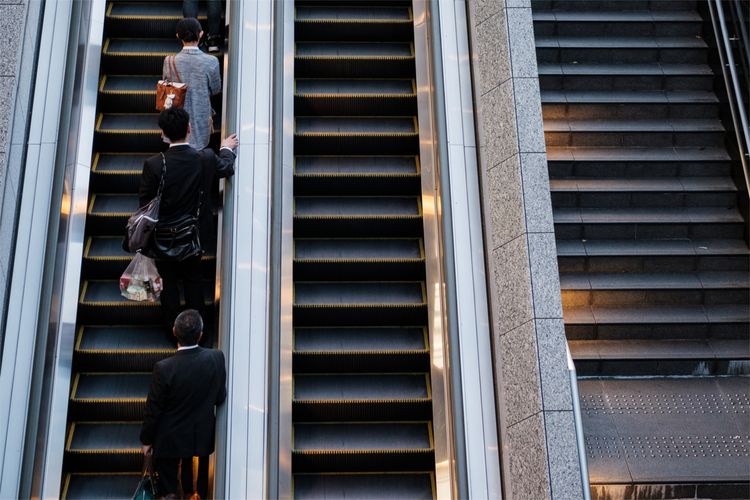 osaka escalator