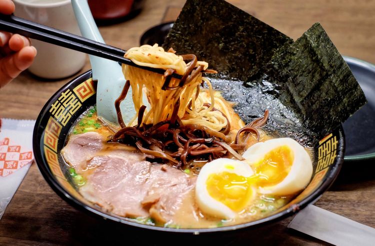 A customized bowl of ramen