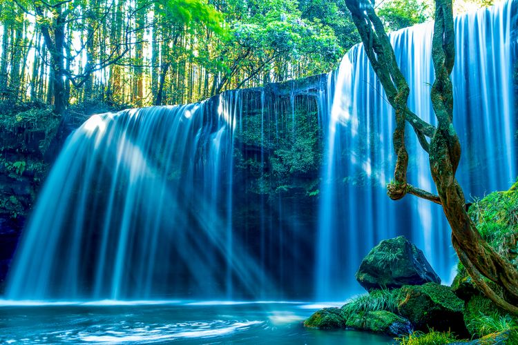 nabegataki falls waterfalls kumamoto