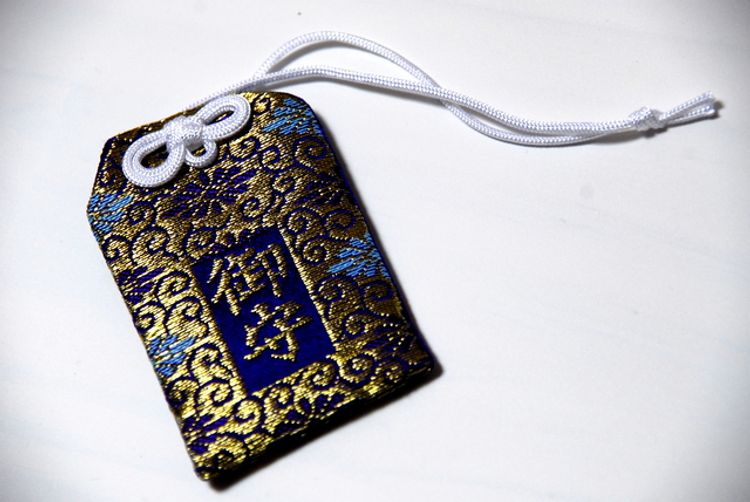 A Japanese omamori charm for good luck