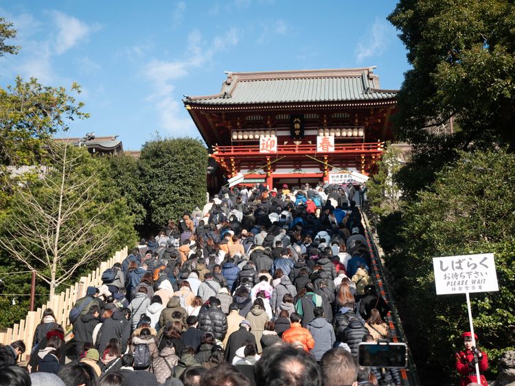 hatsumode in Kamakura