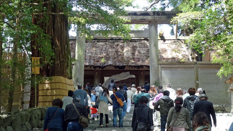 Ise Jingu shrine is great for hatsumode on new years