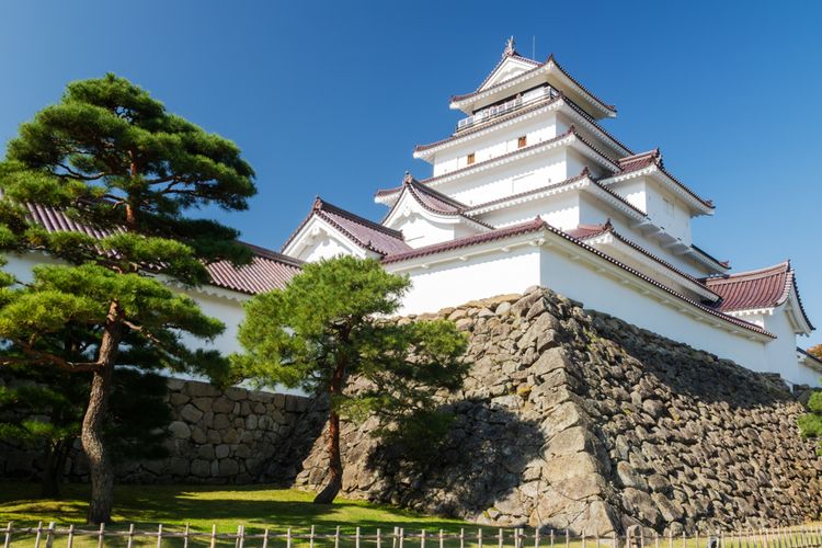 lâu đài Aizuwakamatsu tại Fukushima