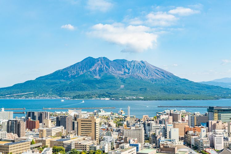 鹿兒島的代表地標櫻島