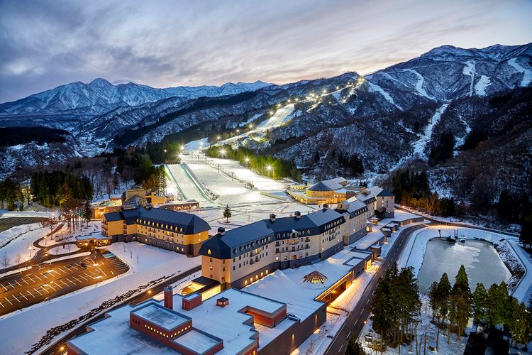 Ski slopes at arai